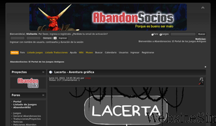 abandonsocios.org Screenshot