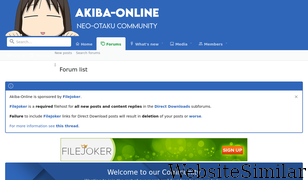 akiba-online.com Screenshot