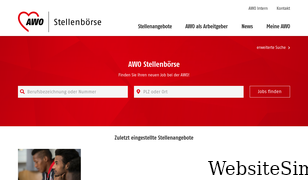 awo-stellenboerse.de Screenshot