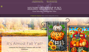 discountdecorativeflags.com Screenshot