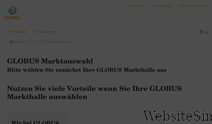globus.de Screenshot
