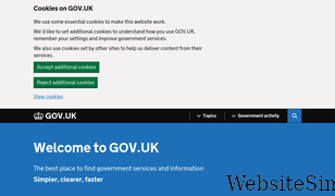 gov.uk Screenshot