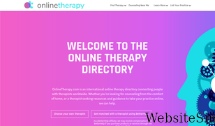 onlinetherapy.com Screenshot
