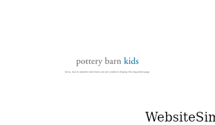potterybarnkids.com Screenshot