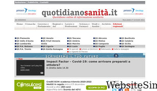 quotidianosanita.it Screenshot