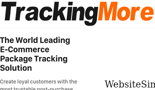 trackingmore.com Screenshot