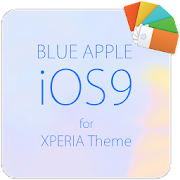 Blue APPLE for XPERIA Theme