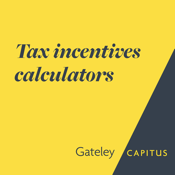 Tax incentives calculators
