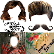 InsertFace : HairStyles, Photo Frames, Backgrounds