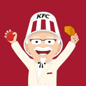 KFC BBL Buckethead Stickers