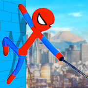 Spider Stickman Rope Amazing Gangstar Hero