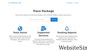 0parcel.com Screenshot