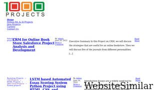 1000projects.org Screenshot