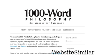 1000wordphilosophy.com Screenshot