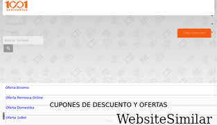 1001cuponesdedescuento.com.mx Screenshot