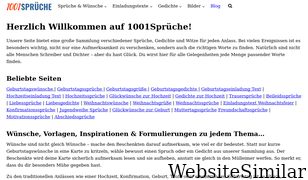 1001sprueche.com Screenshot