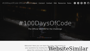 100daysofcode.com Screenshot
