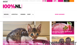 100pmagazine.nl Screenshot