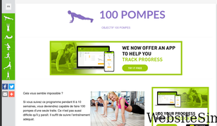 100pompes.com Screenshot