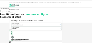 10meilleuresbanques.fr Screenshot