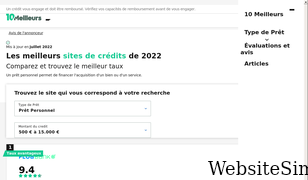 10meilleurssitesdecredit.fr Screenshot