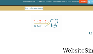 123degustez.fr Screenshot