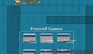 123freecell.com Screenshot