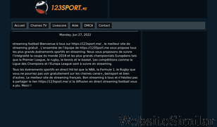 123sport.me Screenshot