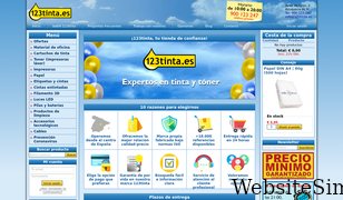 123tinta.es Screenshot