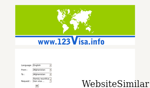 123visa.info Screenshot