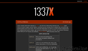 1337x.net.in Screenshot