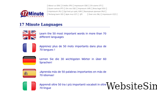 17-minute-world-languages.com Screenshot