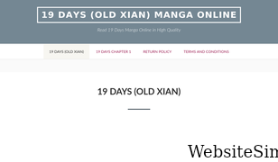 19-days-manga.com Screenshot