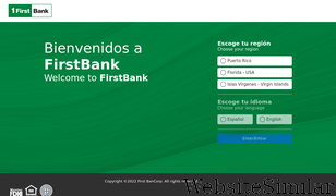 1firstbank.com Screenshot