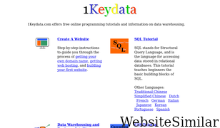 1keydata.com Screenshot