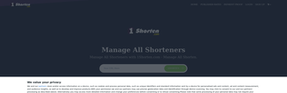 1shorten.com Screenshot