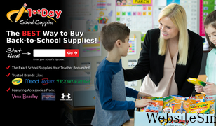 1stdayschoolsupplies.com Screenshot