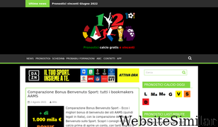 1x2-calcio.com Screenshot