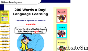 200words-a-day.com Screenshot