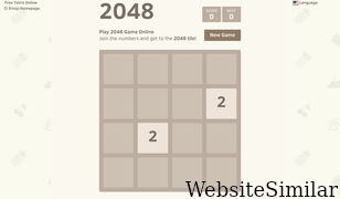 2048game.com Screenshot