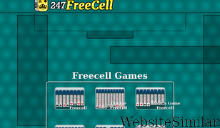 247freecell.com Screenshot
