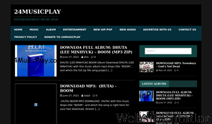 24musicplay.com Screenshot