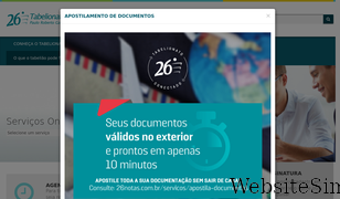 26notas.com.br Screenshot