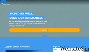 350.org Screenshot