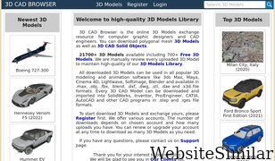 3dcadbrowser.com Screenshot