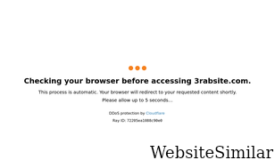 3rabsite.com Screenshot