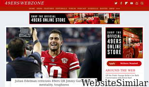 49erswebzone.com Screenshot