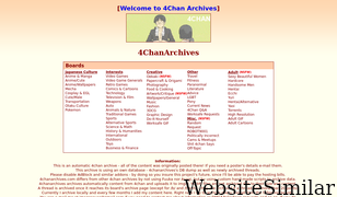 4chanarchives.com Screenshot