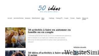 50-idees.fr Screenshot