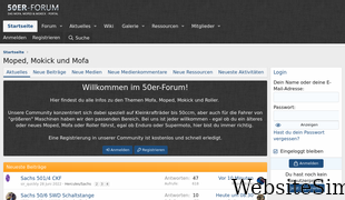 50er-forum.de Screenshot